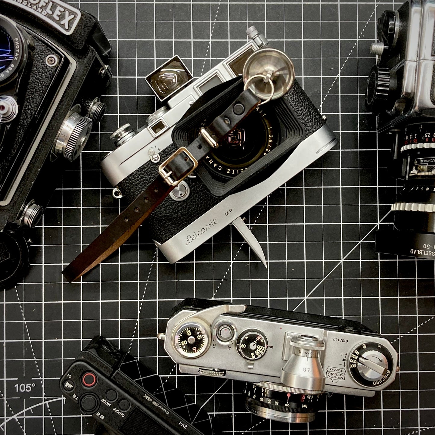 The Strapateer Camera Strap Type D *Pre-order. We will ship to you in about 3-4 weeks
